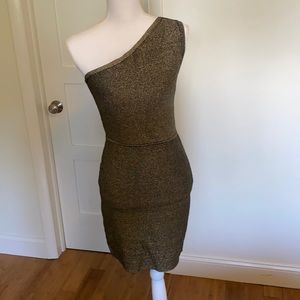 BCBG one shoulder dress